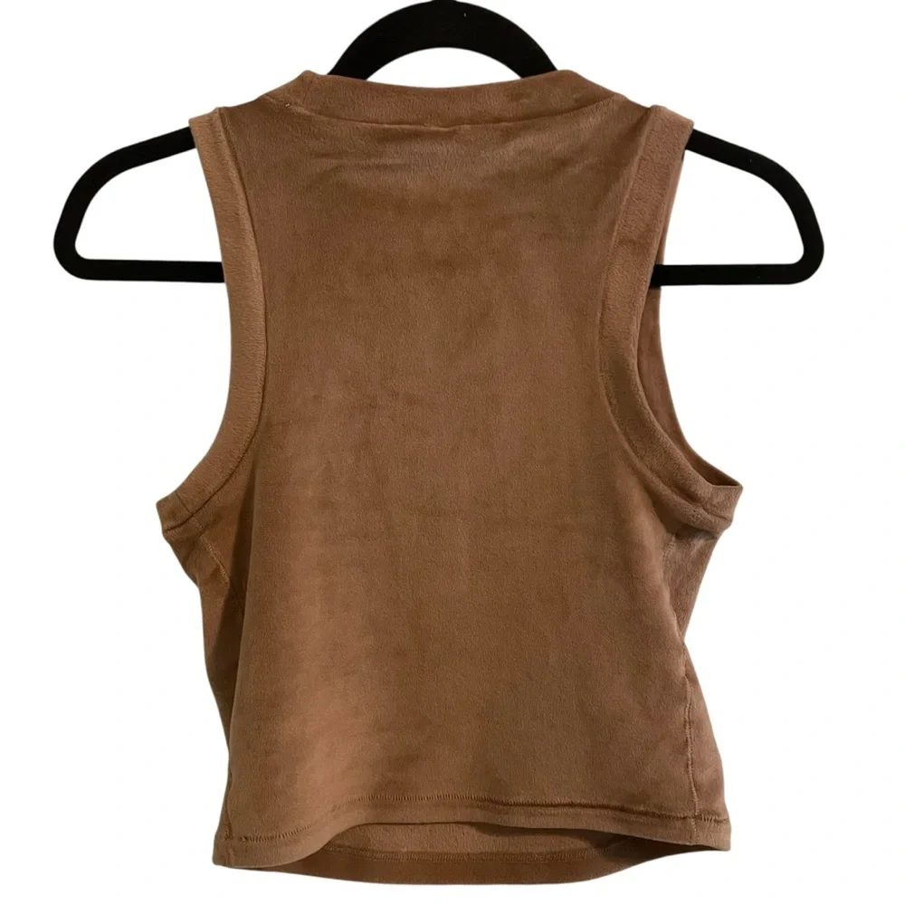 SKIMS Velour Crewneck Tank Top Size Extra Small